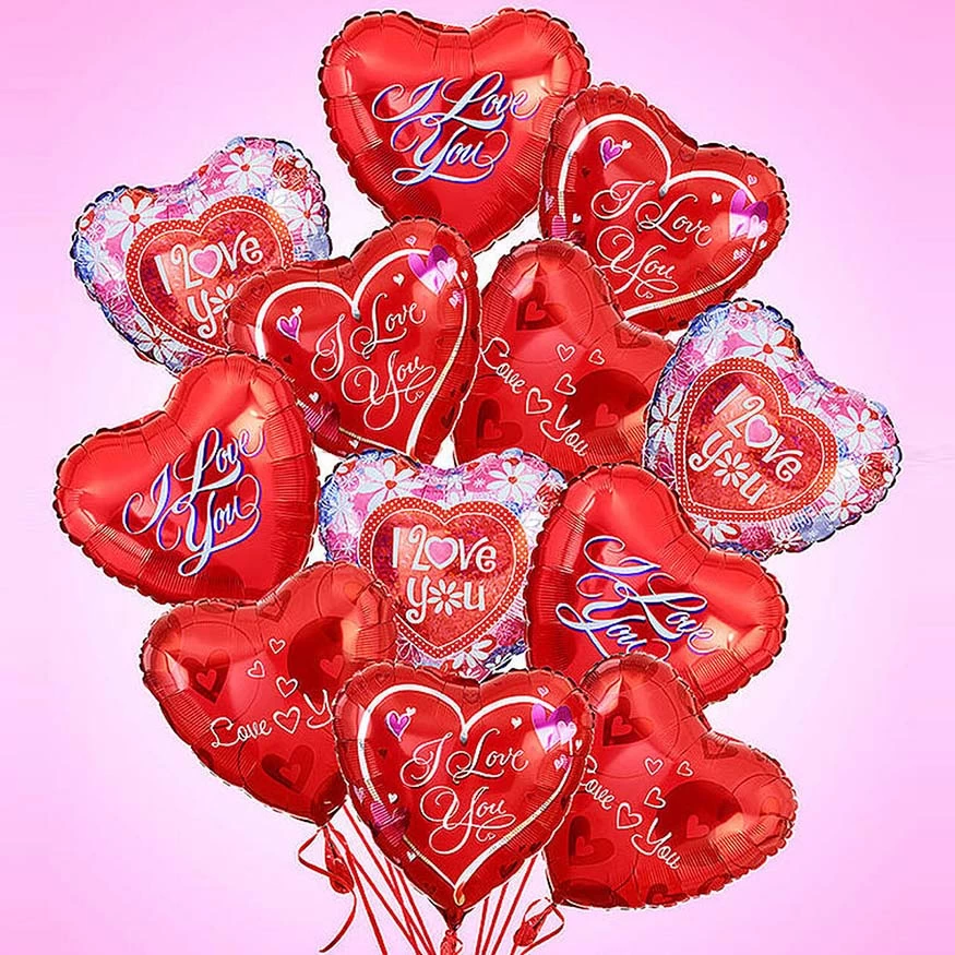 情人节气球|情人节铝膜气球|七夕节装饰气球