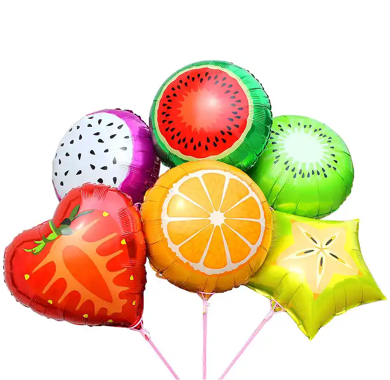 Wholesale 18 inch standard round foil balloons and vibrant mylar balloons manufactured by FAIR balloon factory